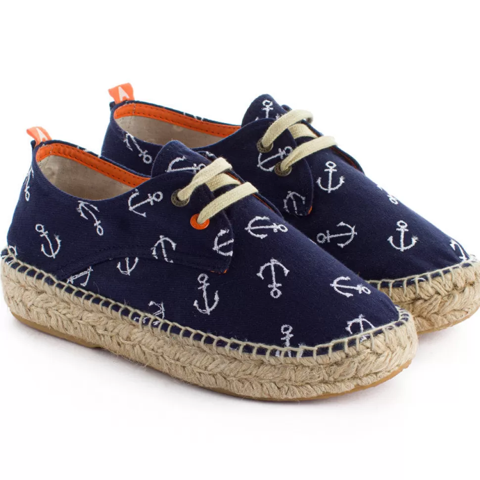 Store Ancore Blucher Terra Marine Donna Espadrillas Estive