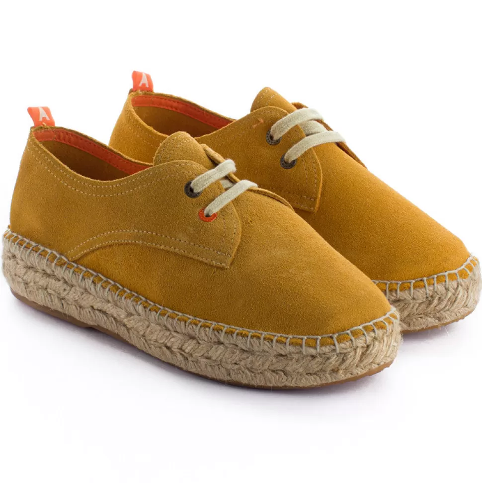 Best Blucher In Pelle Albero Donna Espadrillas Con Lacci