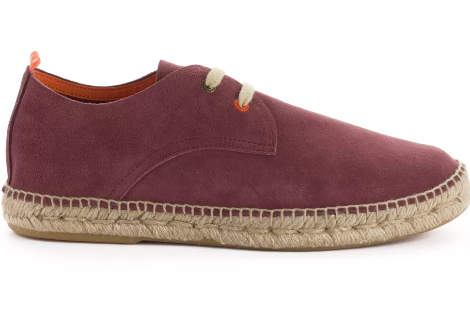 Store Blucher Piel Morado Uomo Espadrillas Estive