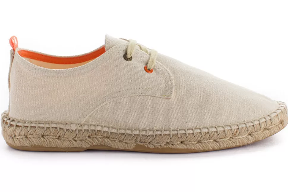 New Blucher Terra Ecru Uomo Espadrillas Con Lacci