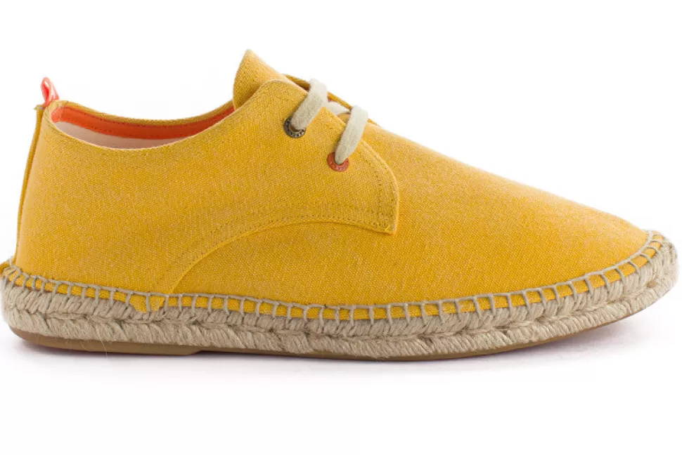 Shop Blucher Terra Giallo Uomo Espadrillas Con Lacci