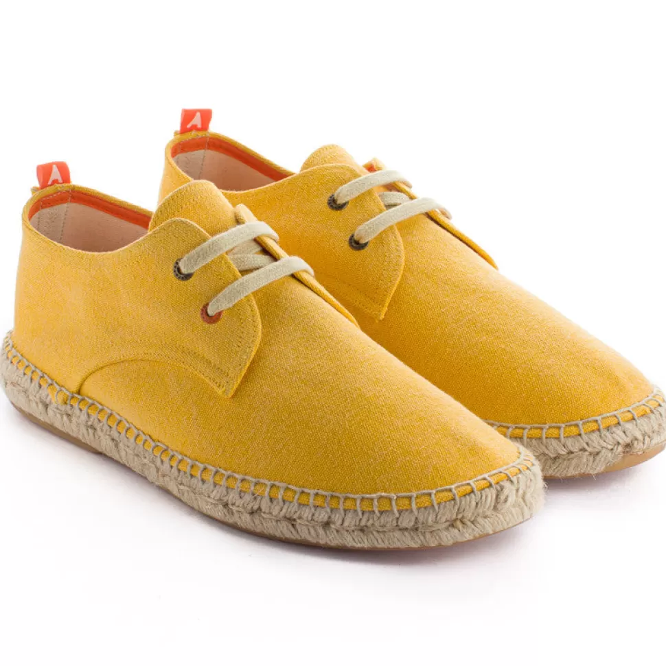 Shop Blucher Terra Giallo Uomo Espadrillas Con Lacci