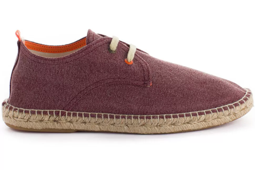 Flash Sale Blucher Terra Granato Uomo Espadrillas Con Lacci