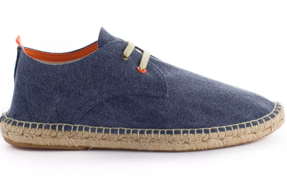 Outlet Blucher Terra Marino Uomo Espadrillas Con Lacci