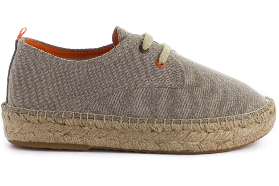 Cheap Blucher Terra Panna Donna Espadrillas Con Lacci