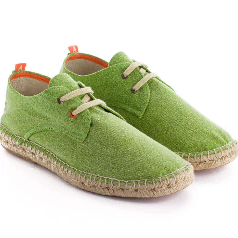 Clearance Blucher Terra Pistacchio Uomo Espadrillas Estive