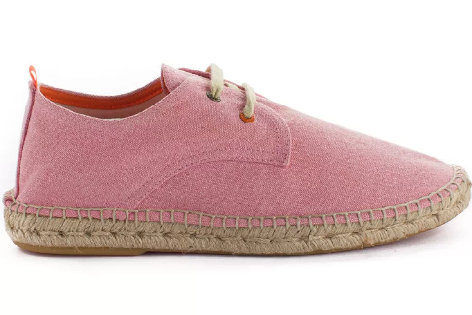 Outlet Blucher Terra Rosa Uomo Espadrillas Con Lacci