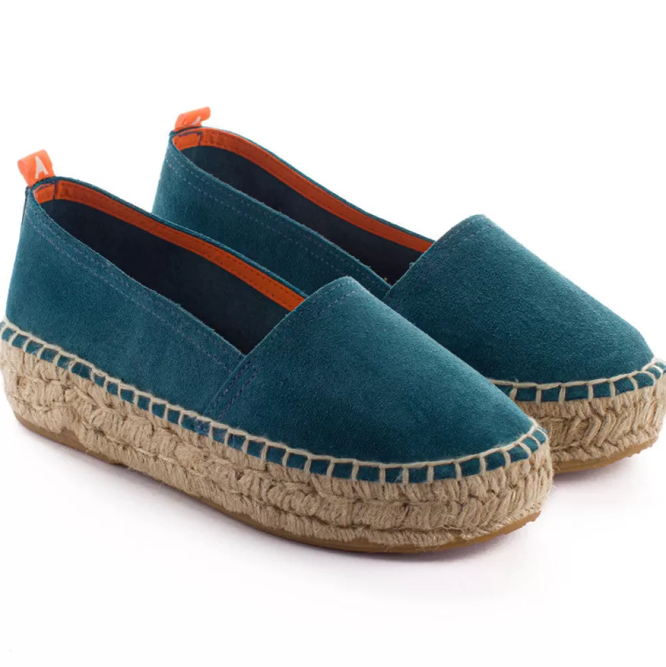 Hot Campeggio In Pelle Di Aguamar Donna Espadrillas Estive