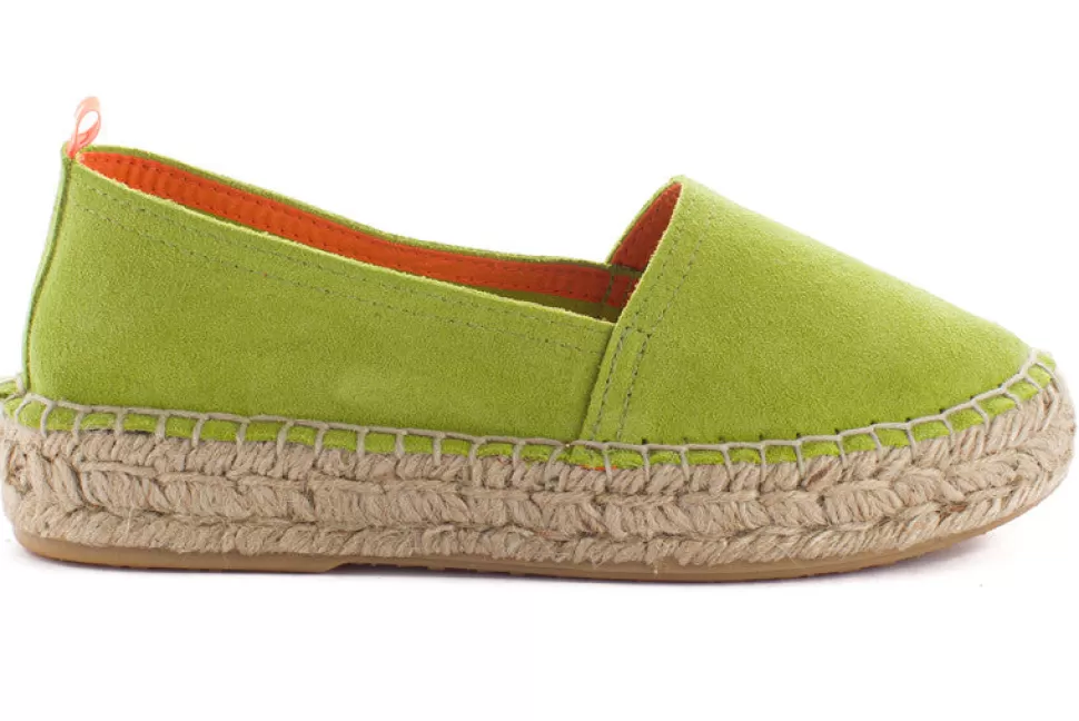 Store Campeggio Pelle Di Pistacchio Donna Espadrillas Estive