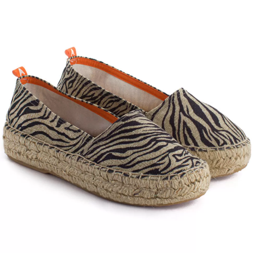 Hot Campeggio Terra Cebra Donna Espadrillas Estive