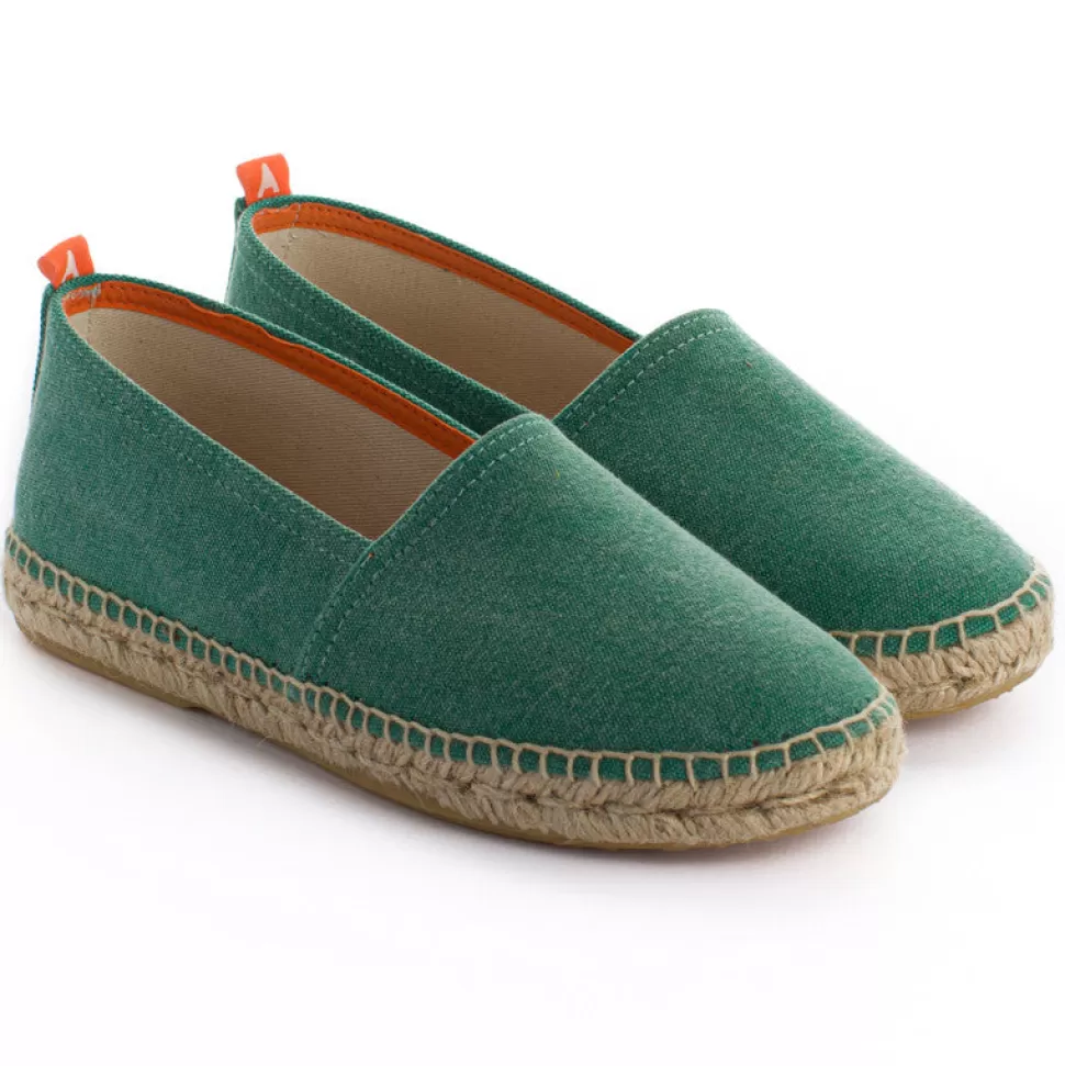 Hot Campeggio Terra Felce Donna Espadrillas Di Iuta