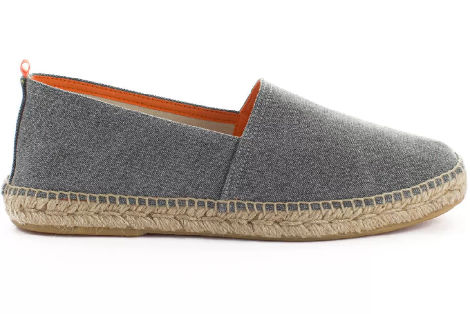 Discount Campeggio Terra Gris Uomo Espadrillas Estive