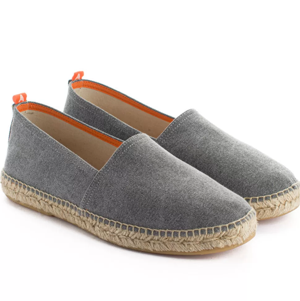 Discount Campeggio Terra Gris Uomo Espadrillas Estive