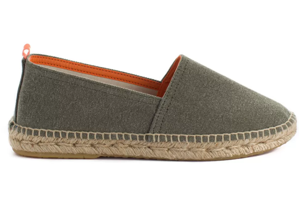 Fashion Campeggio Terra Kaki Donna Espadrillas Di Iuta