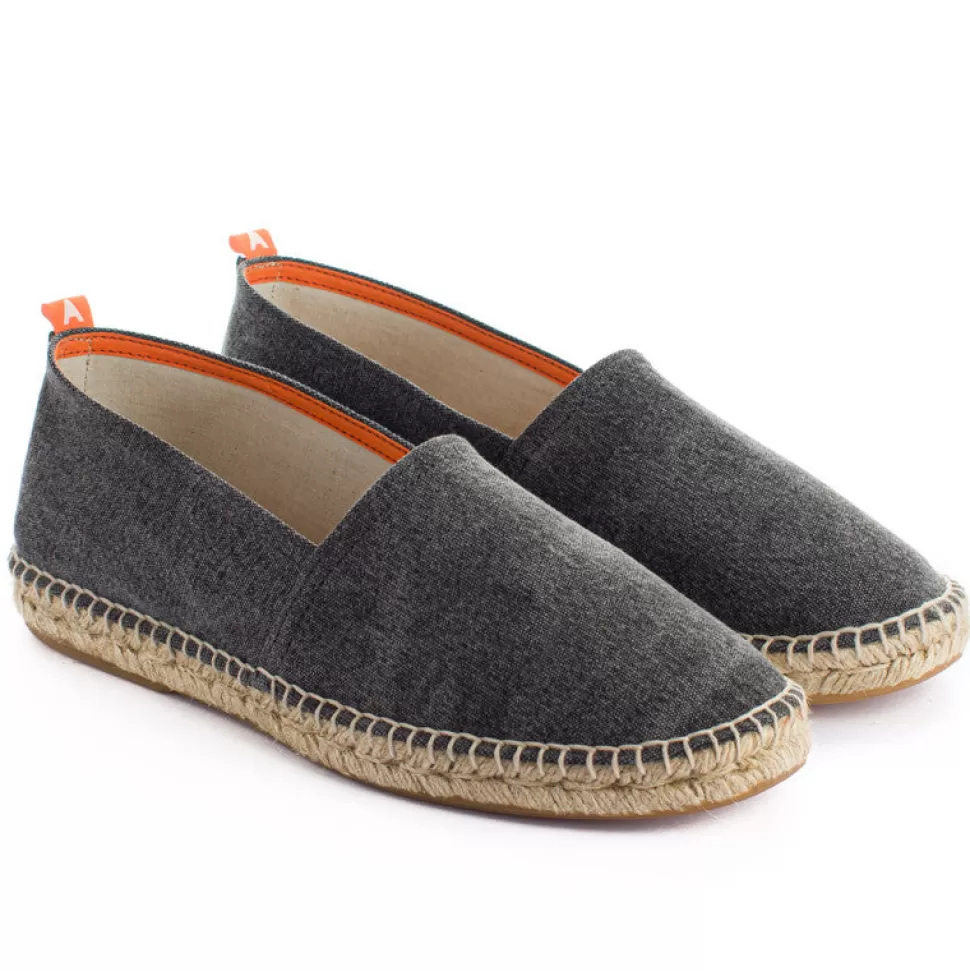 Hot Campeggio Terra Nero 18 Da Uomo Uomo Espadrillas Estive