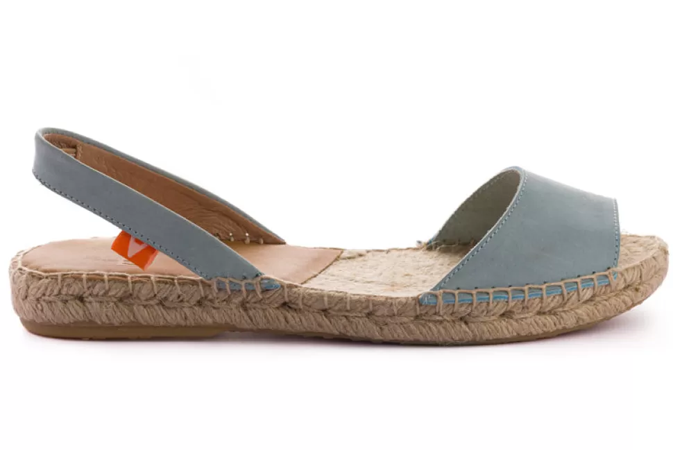 Cheap Menorquinas Nobuck Celeste Donna Espadrillas Estive