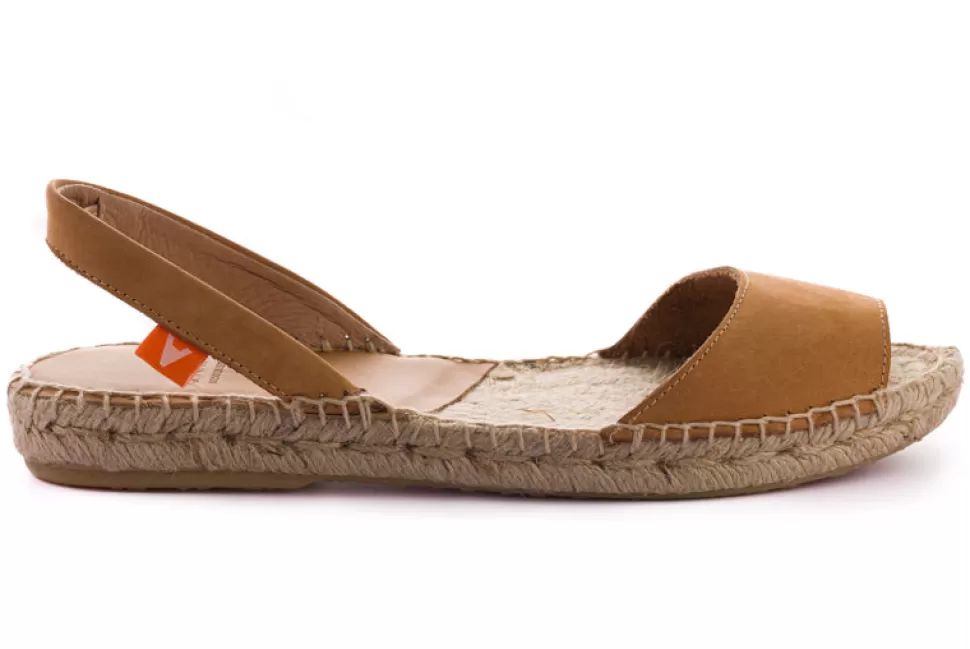 Sale Menorquinas Nobuck Nuez Donna Espadrillas Estive