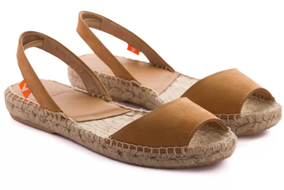 Sale Menorquinas Nobuck Nuez Donna Espadrillas Estive