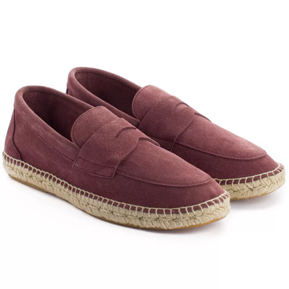 Best Mocassino In Pelle Viola Uomo Espadrillas Mocassino