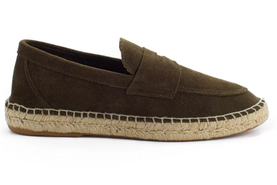 Outlet Mocassino Pelle Testa Uomo Espadrillas Mocassino