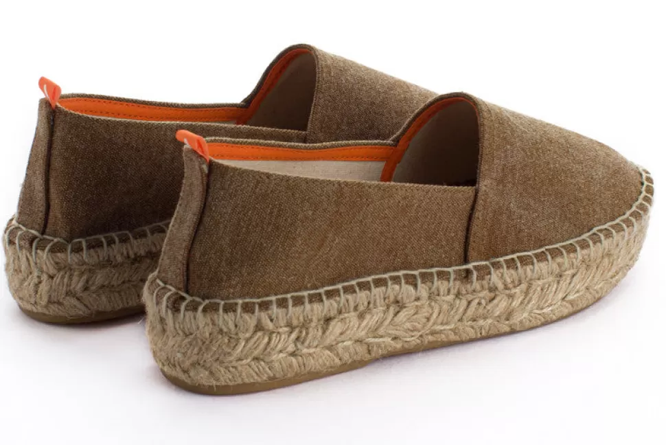 Sale Pelle Da Campeggio Terra Donna Espadrillas Di Iuta