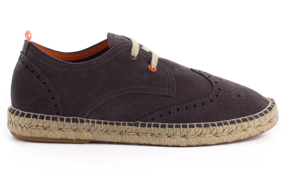 Cheap Pelle Oxford Grigio 870 Uomo Espadrillas Oxford