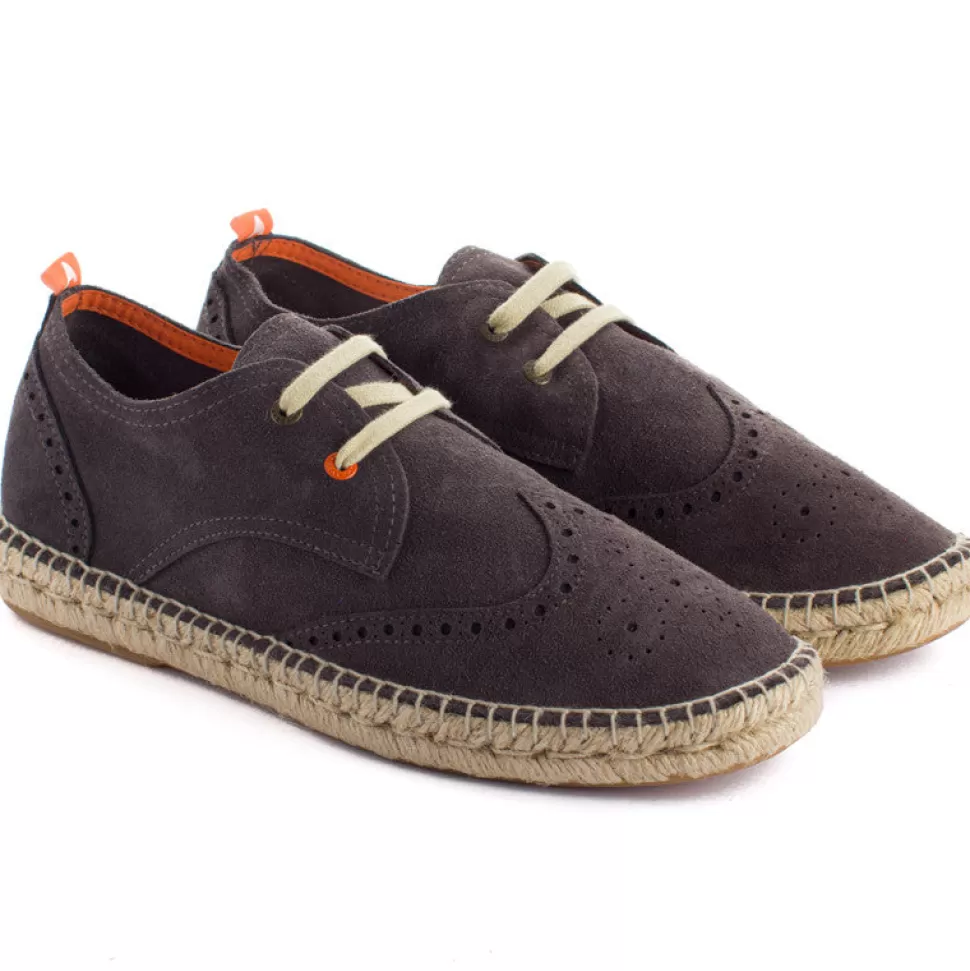 Cheap Pelle Oxford Grigio 870 Uomo Espadrillas Oxford