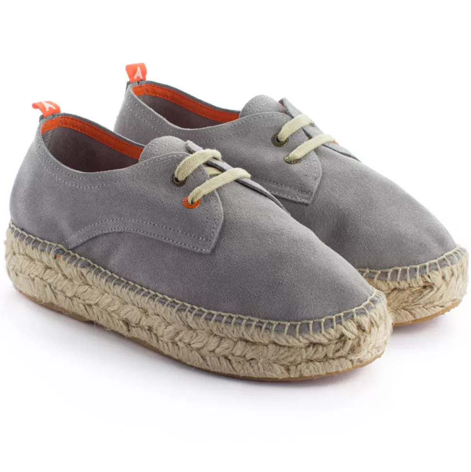 Flash Sale Pelle Perla Blucher 823 Donna Espadrillas Con Lacci