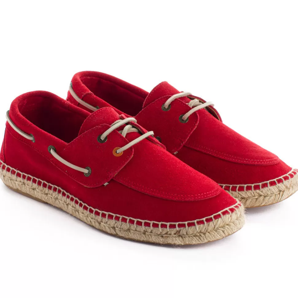 Best Sale Pelle Rossa Nautica 556 Uomo Espadrillas Estive