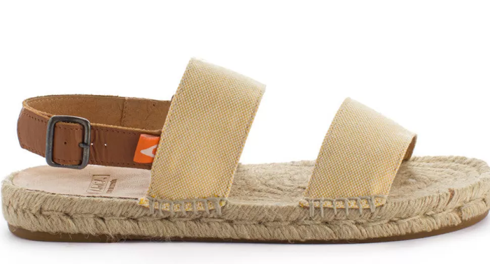 Sale Sandali Pascale Domine In Juta Gialla Donna Espadrillas Estive