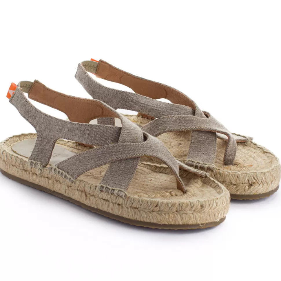 Best Sale Sandalo Terra Formentera Panna Donna Espadrillas Estive